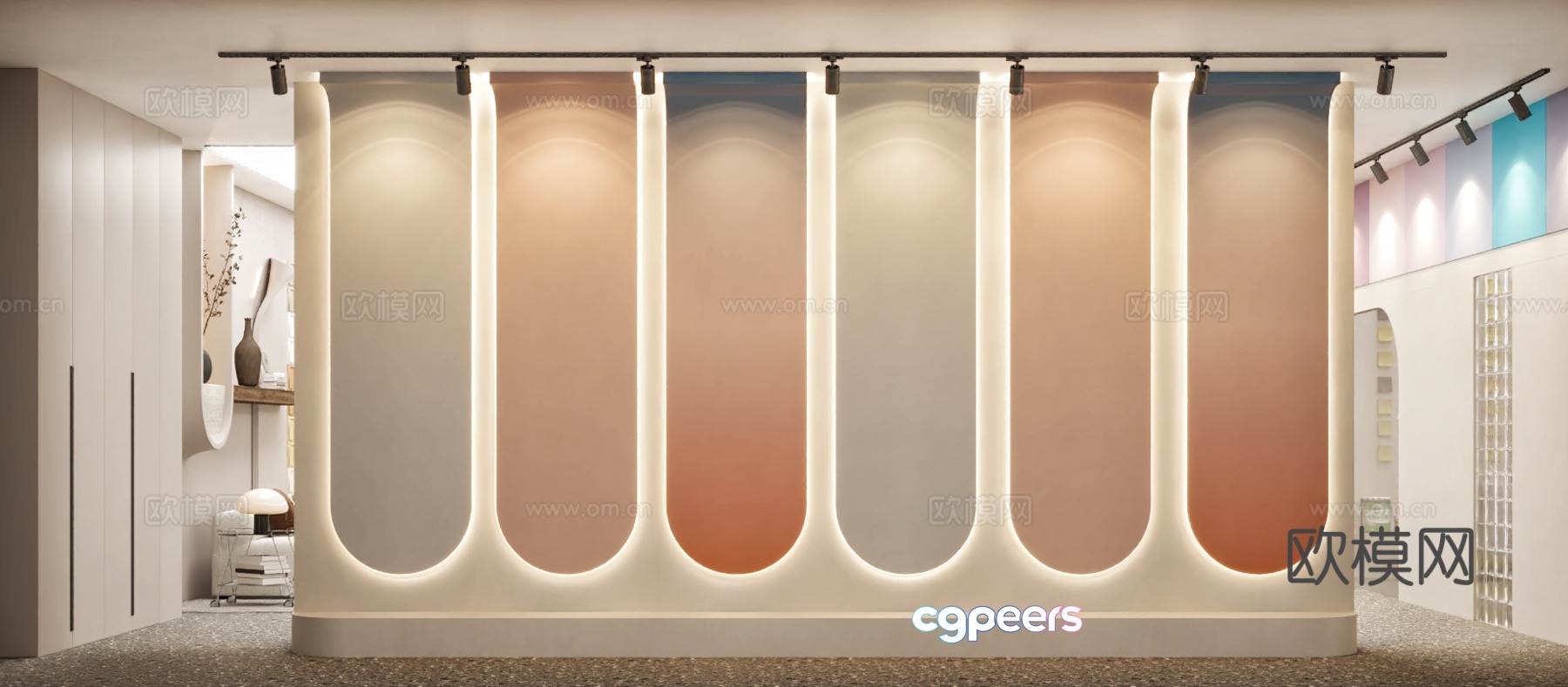 Latex paint store 3d model Latex paint store 3d model