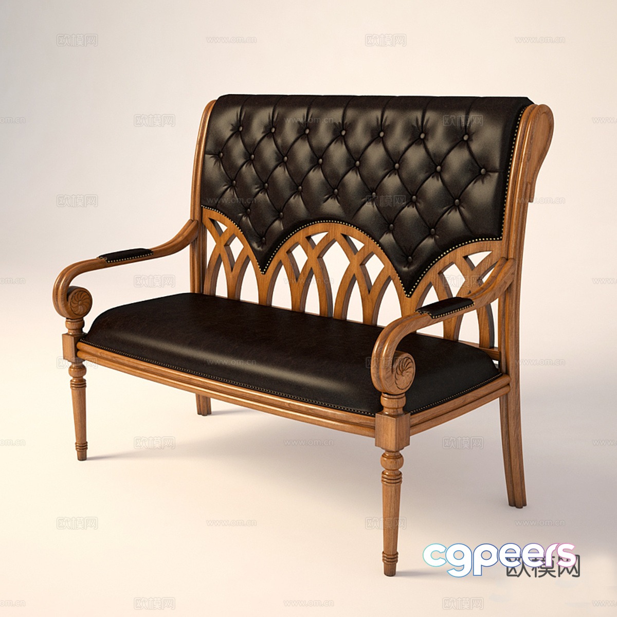 Bench TUDOR3d model Bench TUDOR3d model