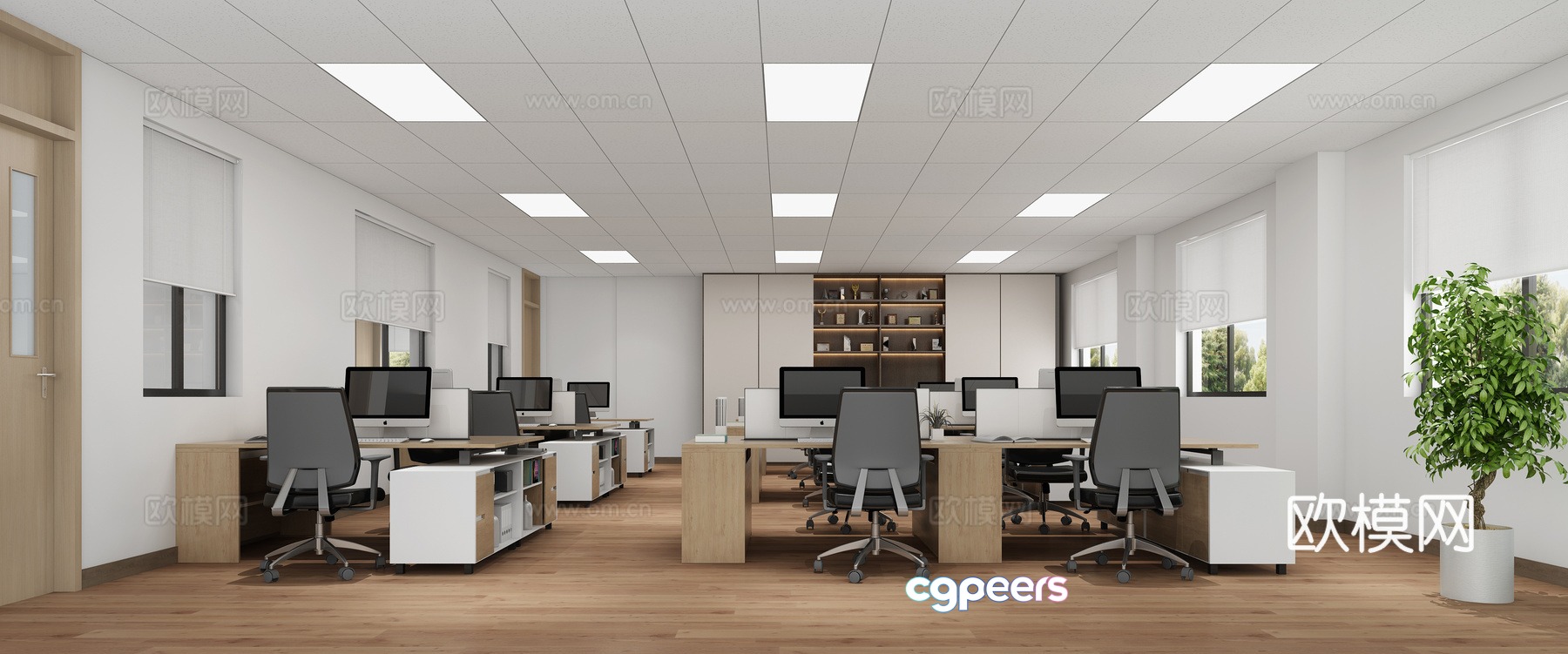 Modern office 3d model Modern office 3d model