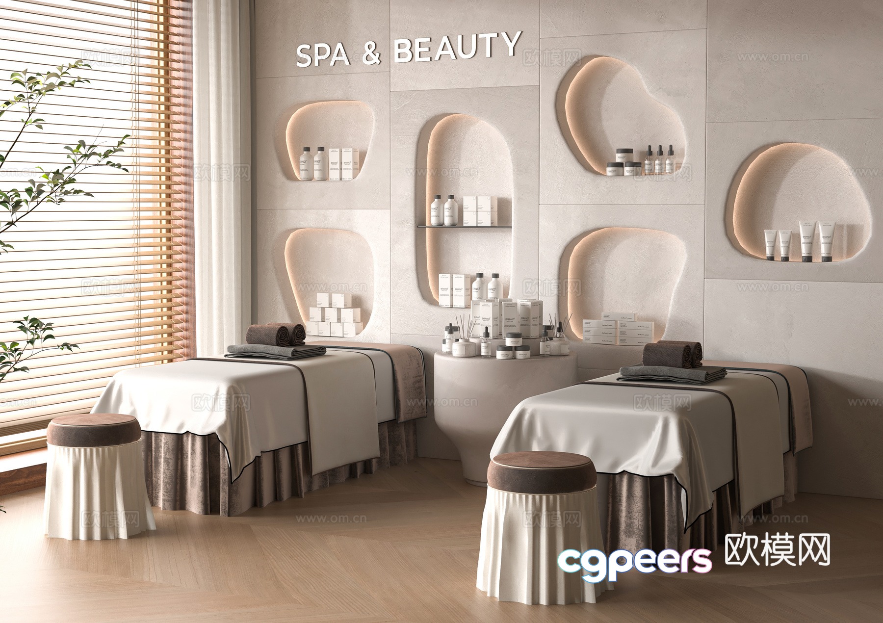 Modern Beauty SPA3d Model Modern Beauty SPA3d Model