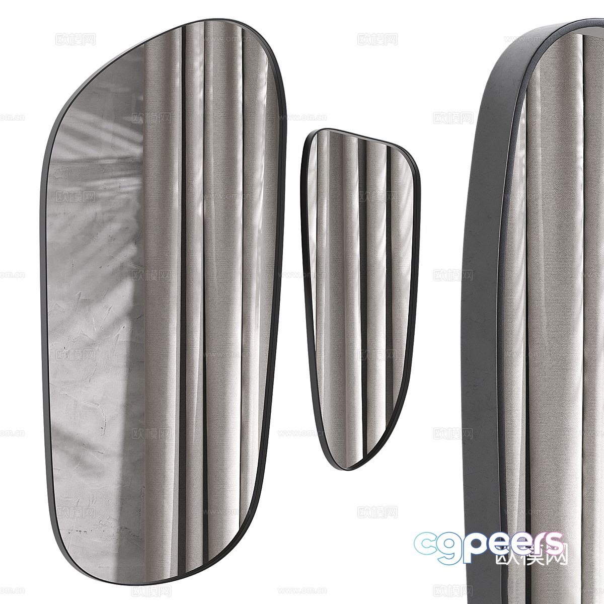 Mirror Decorative Mirror Wall Mirror 3D Model Mirror Decorative Mirror Wall Mirror 3D Model