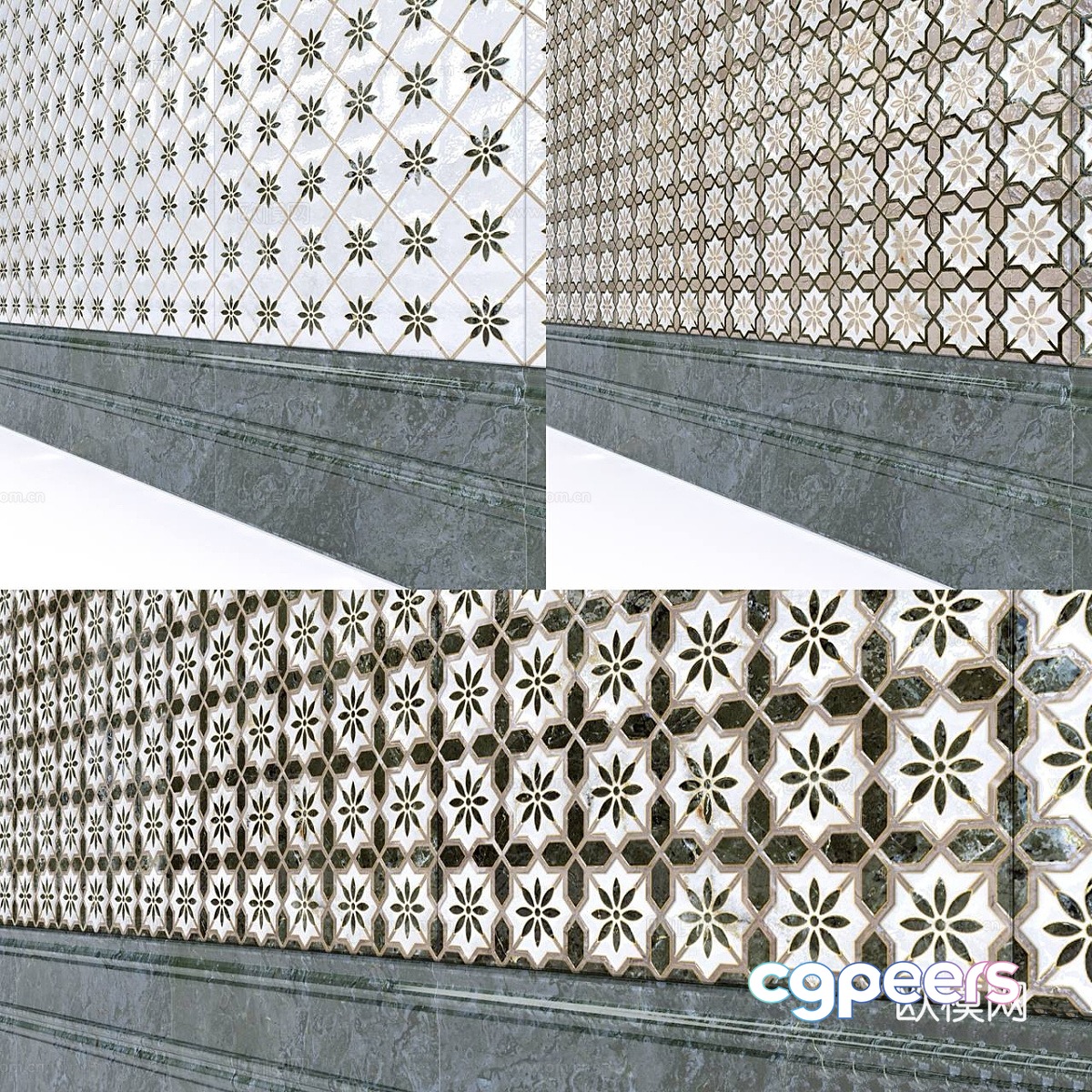 Ceramic tiles 3d model Ceramic tiles 3d model