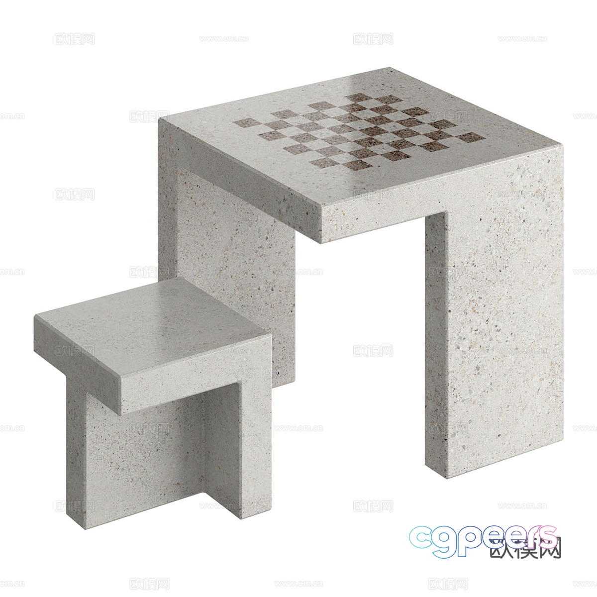 Desk 3d model Desk 3d model