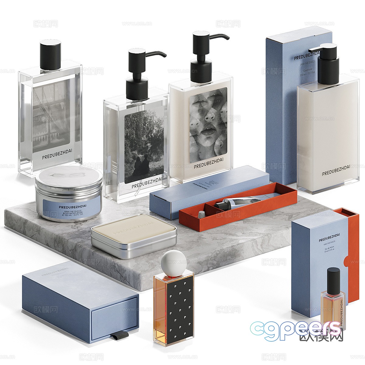 Cosmetics 3D model Cosmetics 3D model