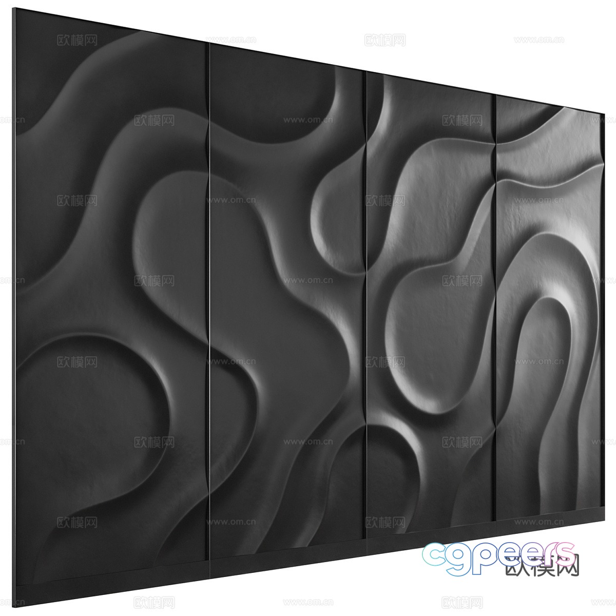 Background wall 3d model Background wall 3d model