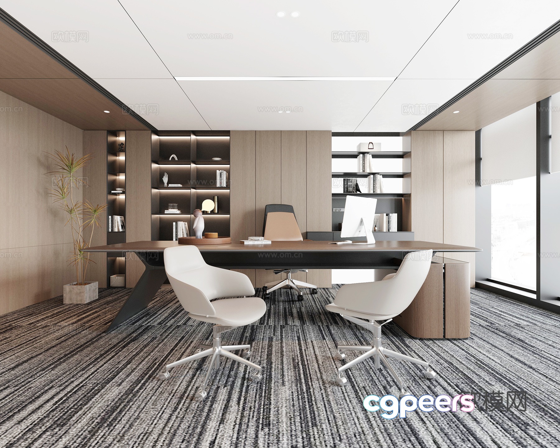 Modern office 3d model Modern office 3d model