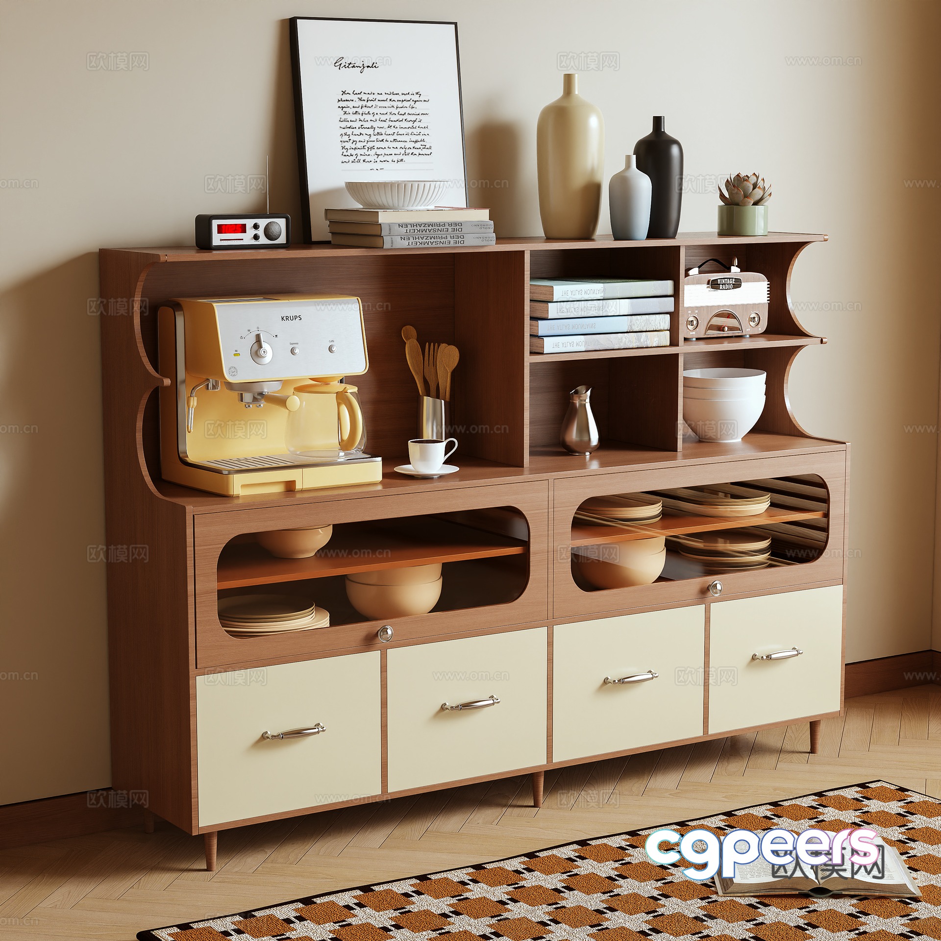 Sideboard 3D Model Sideboard 3D Model
