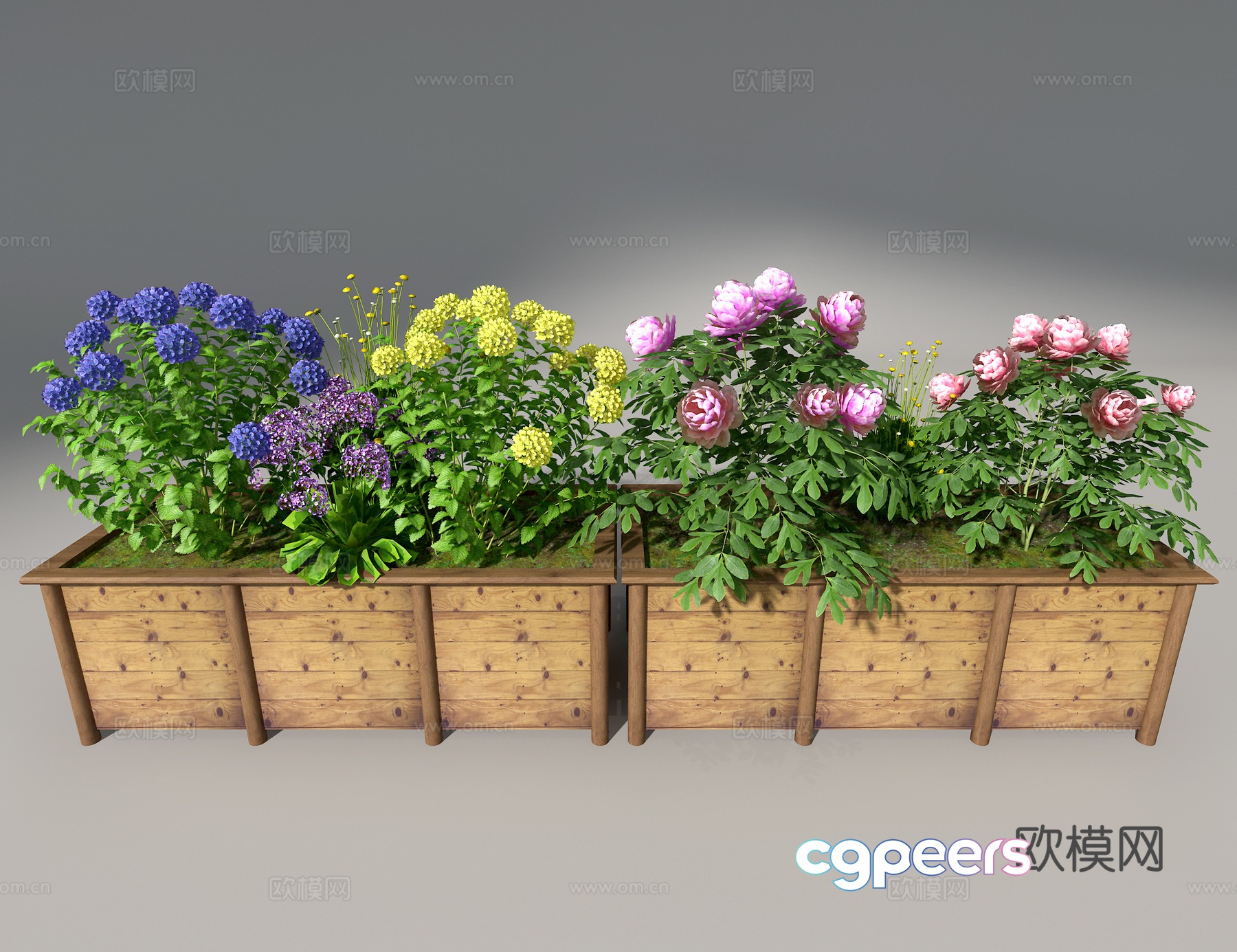 Flower box 3d model Flower box 3d model