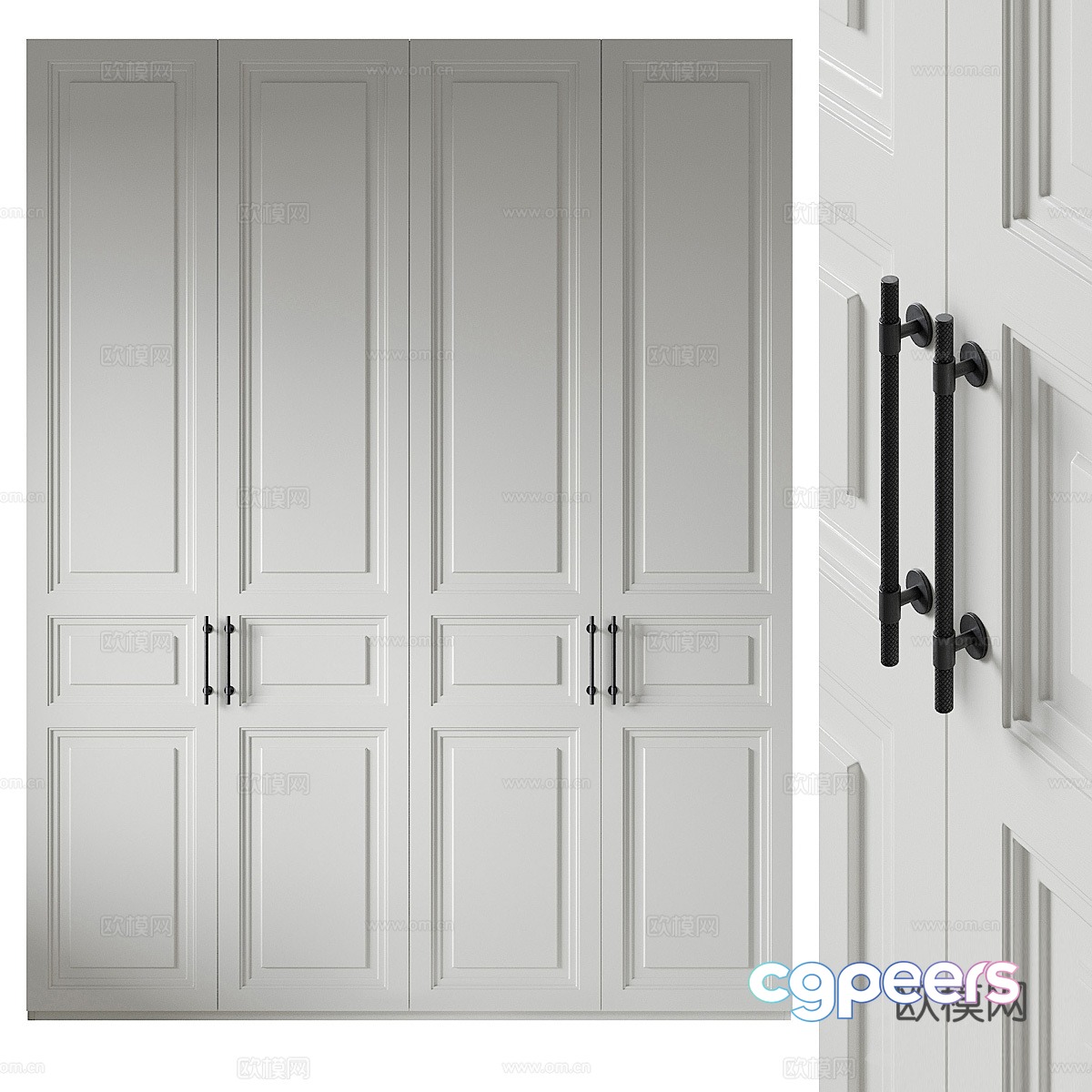 Wardrobe 0203d model Wardrobe 0203d model