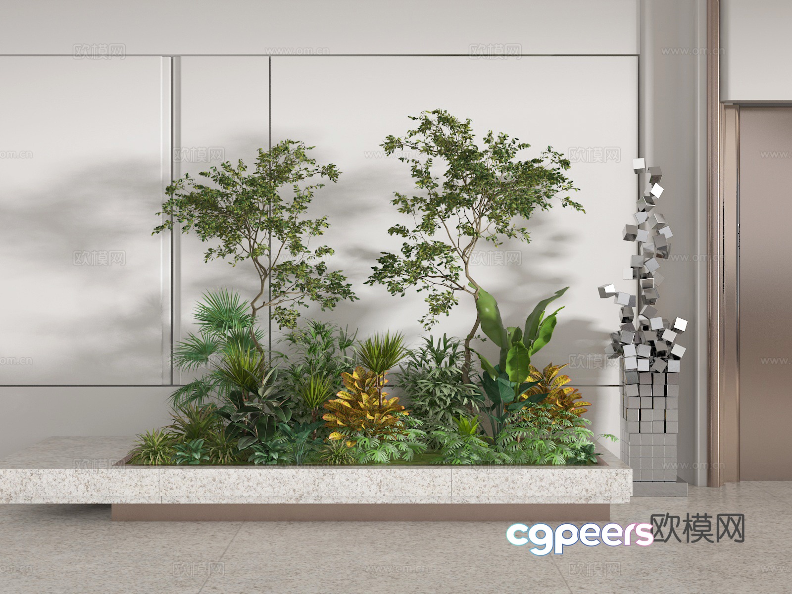Landscape plant 3d model Landscape plant 3d model