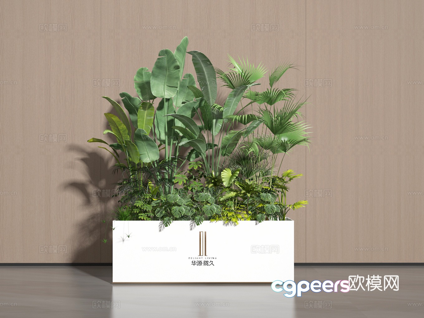 Potted 3D model Potted 3D model
