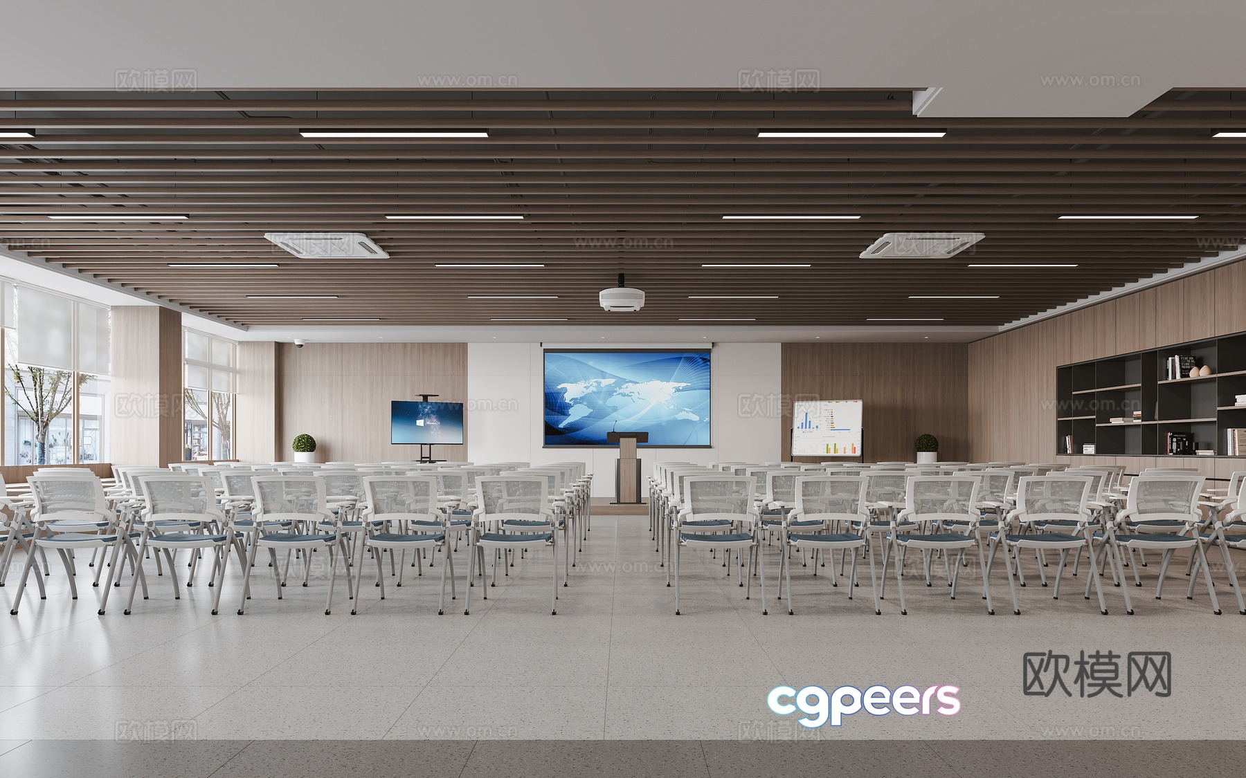 Modern training room Training room 3D model Modern training room Training room 3D model