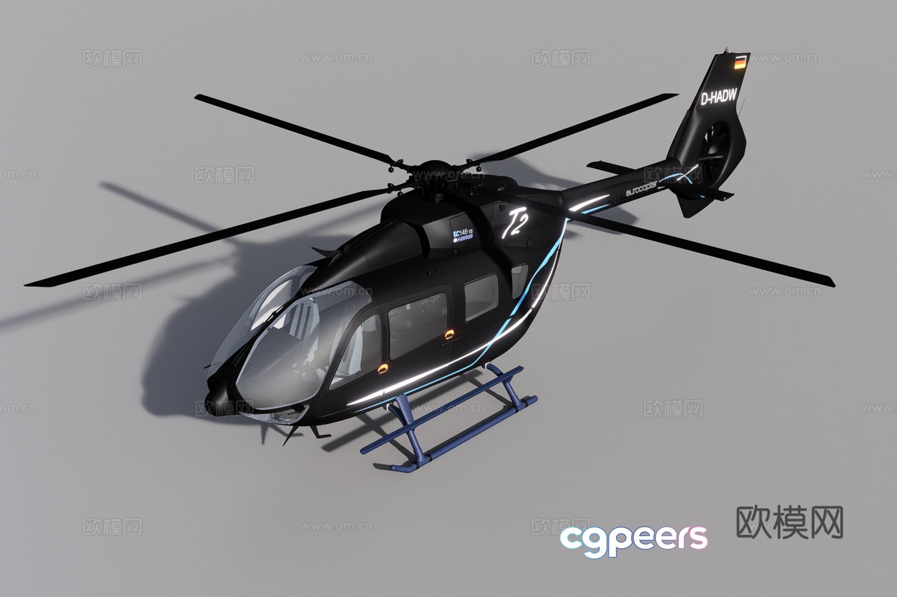 Helicopter 3d model Helicopter 3d model