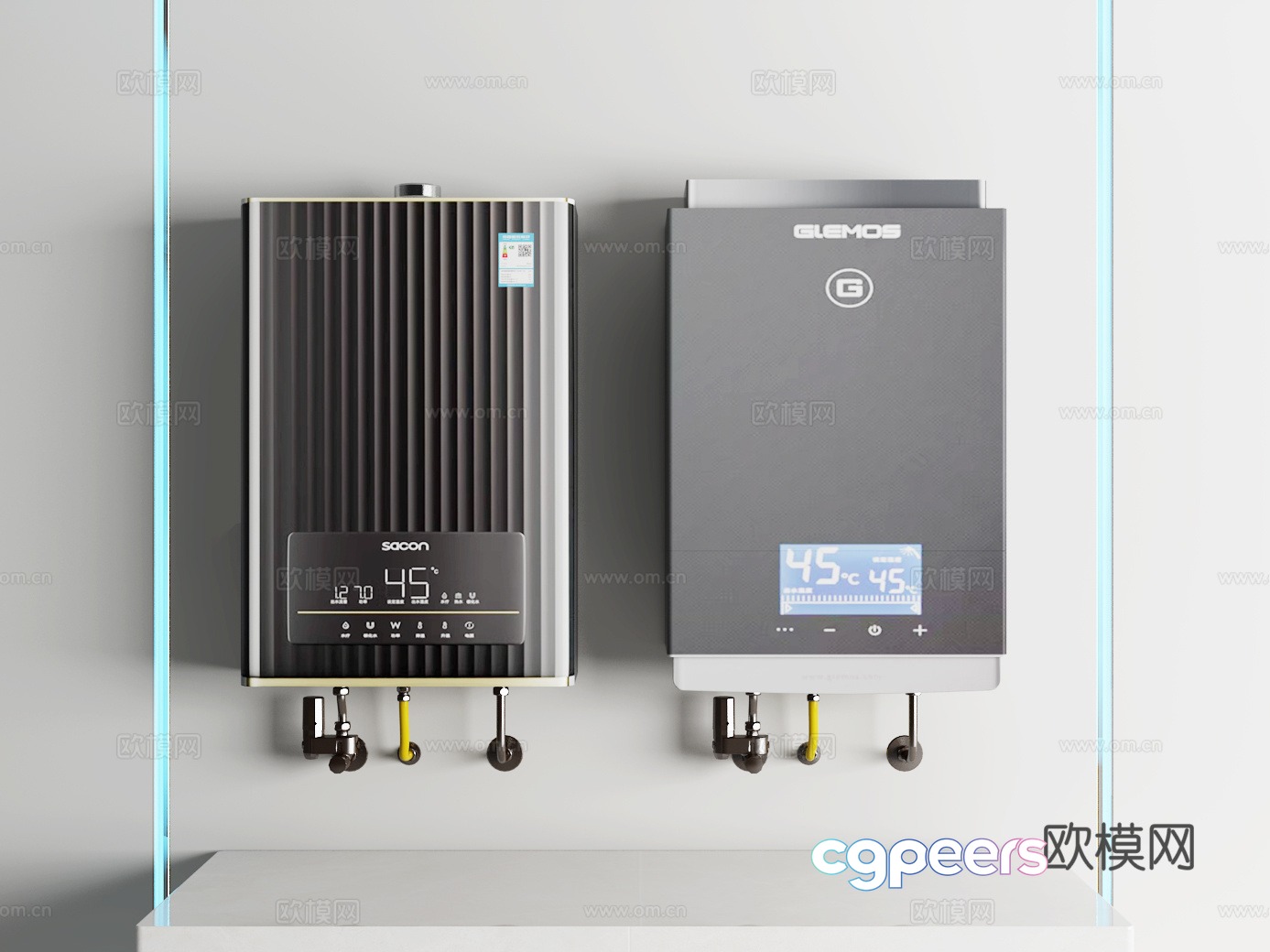Water heater 3d model Water heater 3d model