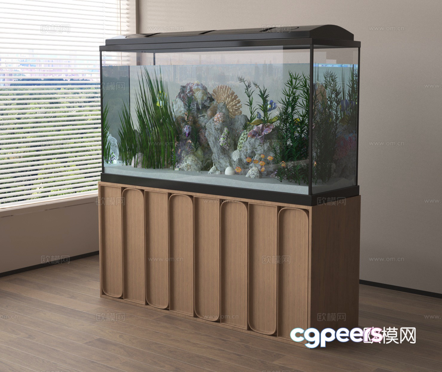 Fish tank 3d model Fish tank 3d model
