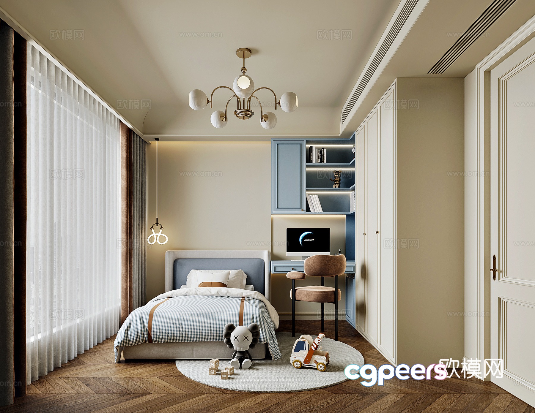 American children’s room 3D model American children’s room 3D model