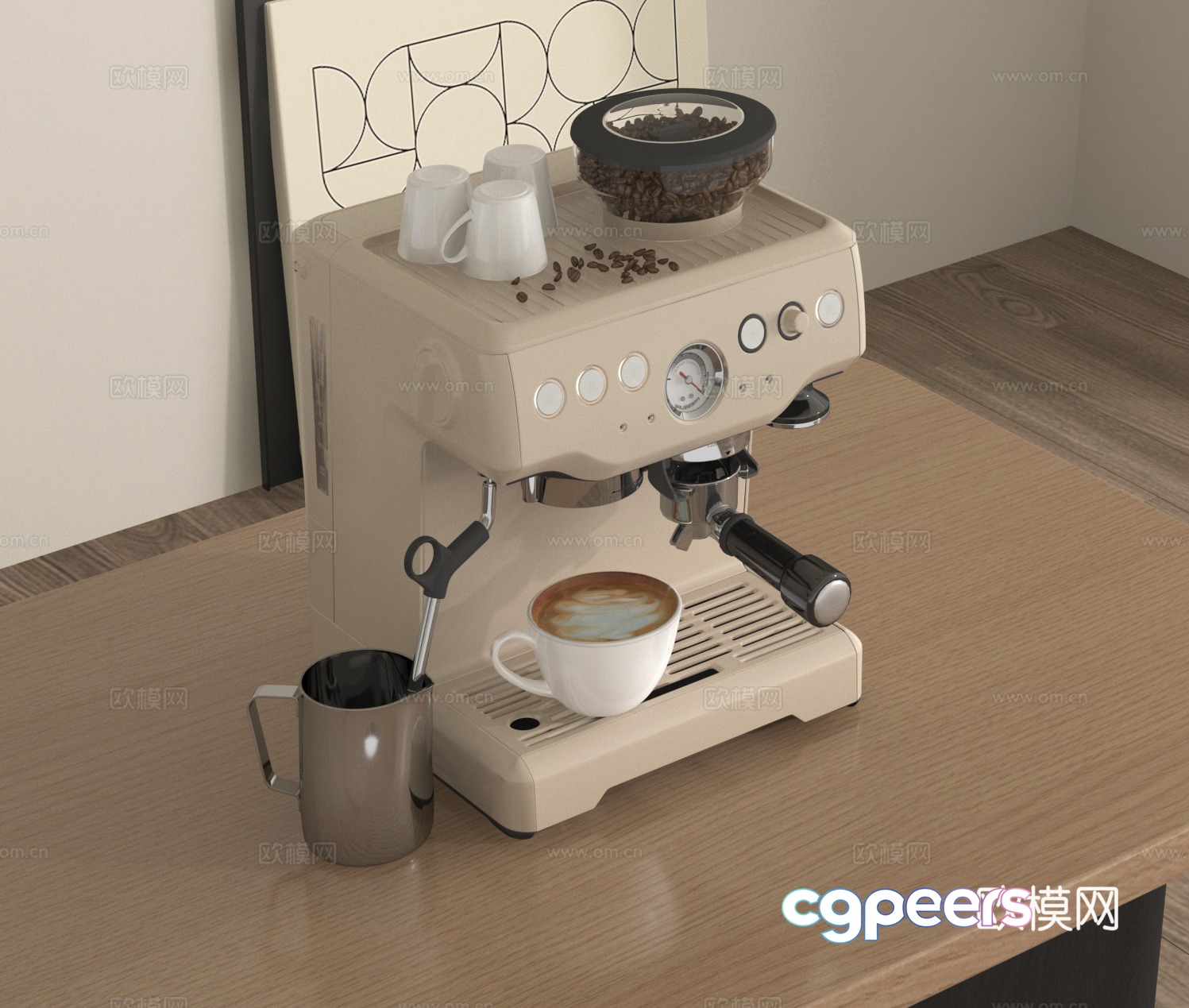 Coffee machine 3d model Coffee machine 3d model