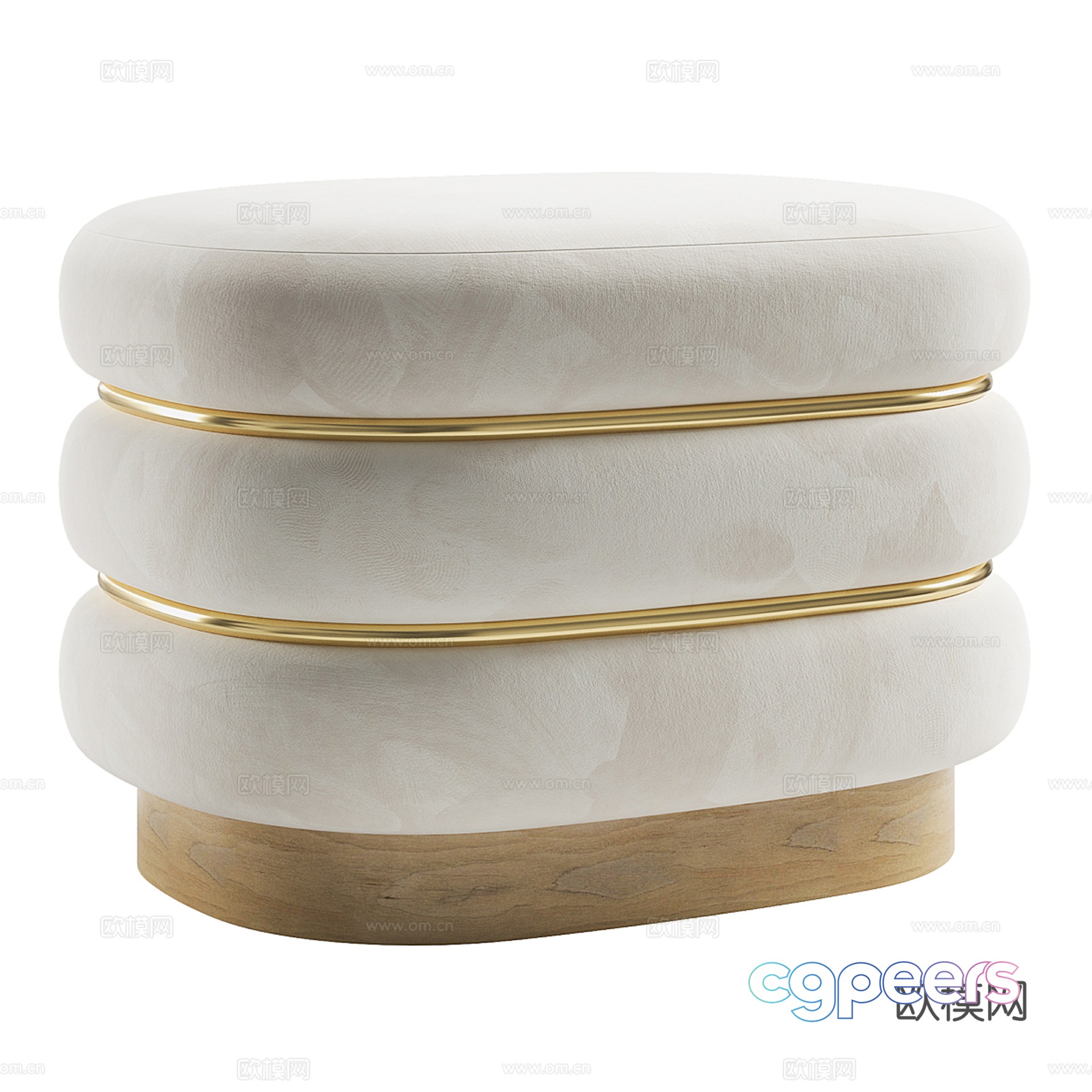 Sofa stool low stool dressing stool 3d model Sofa stool low stool dressing stool 3d model
