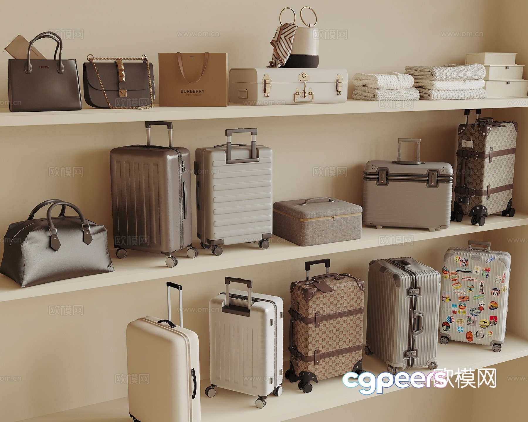 Suitcase Bag 3d Model Suitcase Bag 3d Model