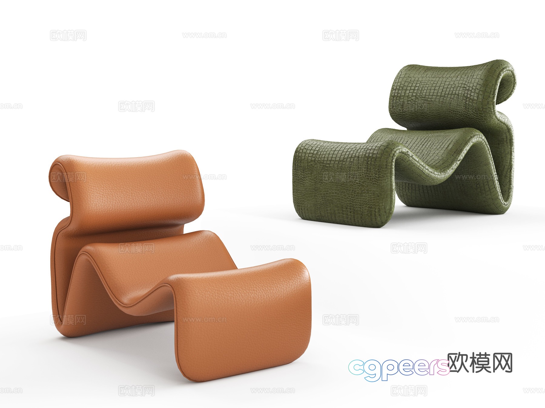 Light luxury leisure lounge chair 3d model Light luxury leisure lounge chair 3d model