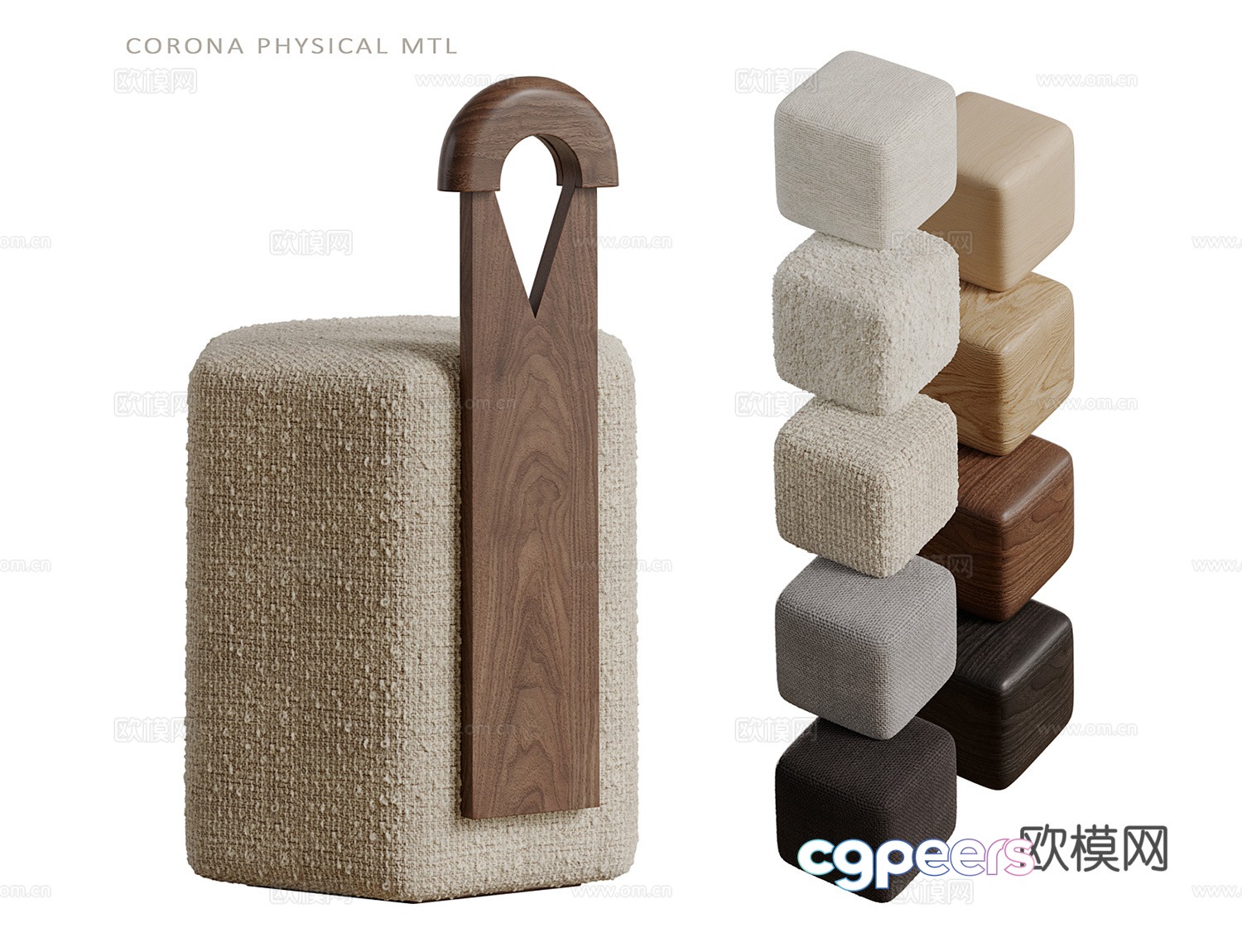 Makeup stool 3d model Makeup stool 3d model