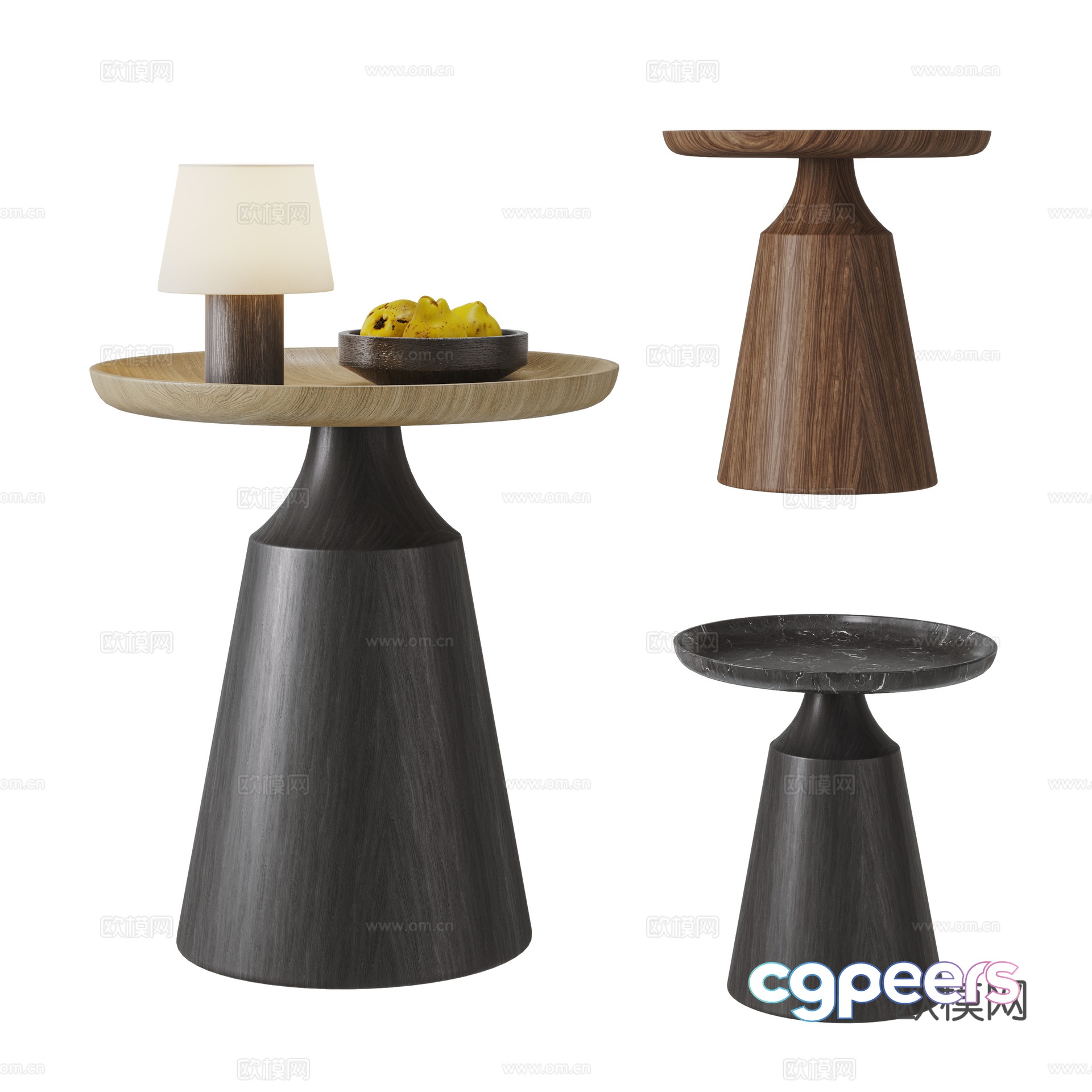 Modern side combination 3D model Modern side combination 3D model
