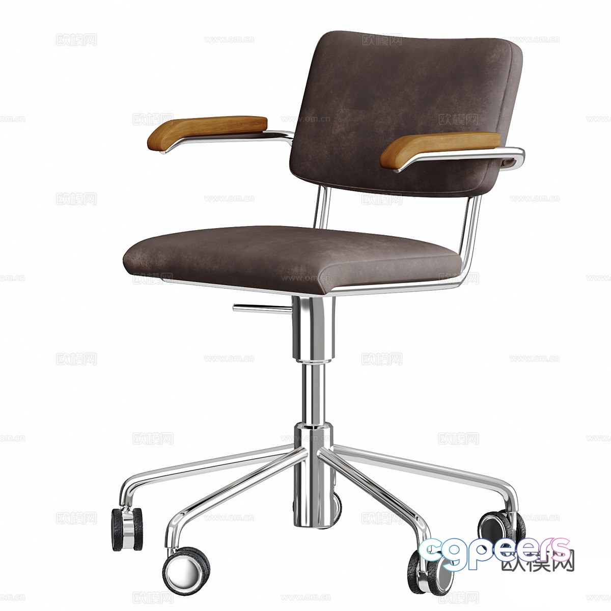 Modern PVDR office chair 3d model Modern PVDR office chair 3d model