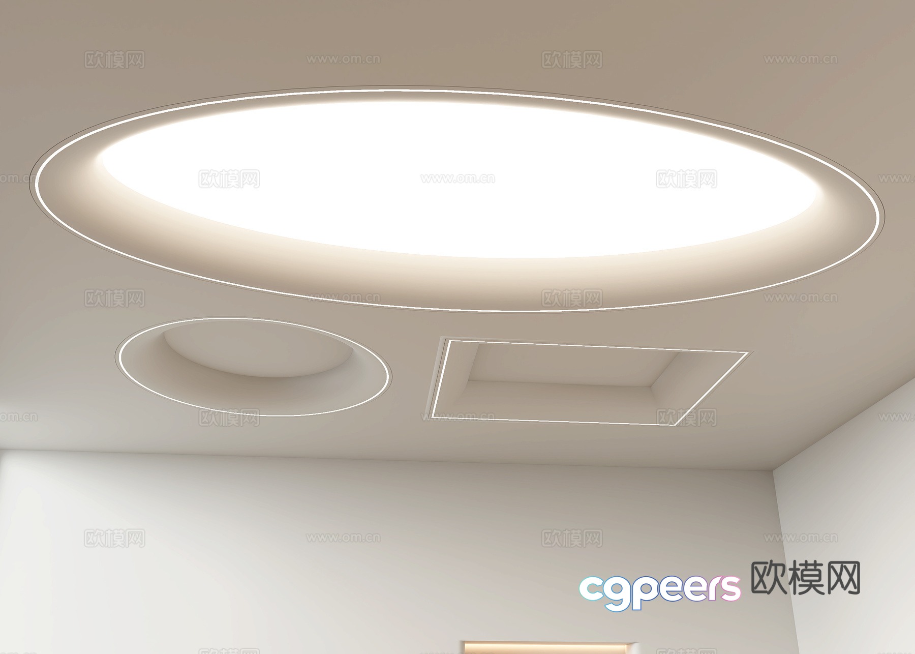 Modern ceiling 3d model Modern ceiling 3d model