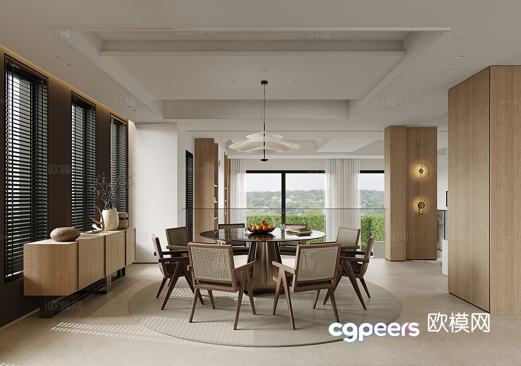 Modern Italian restaurant 3d model Modern Italian restaurant 3d model