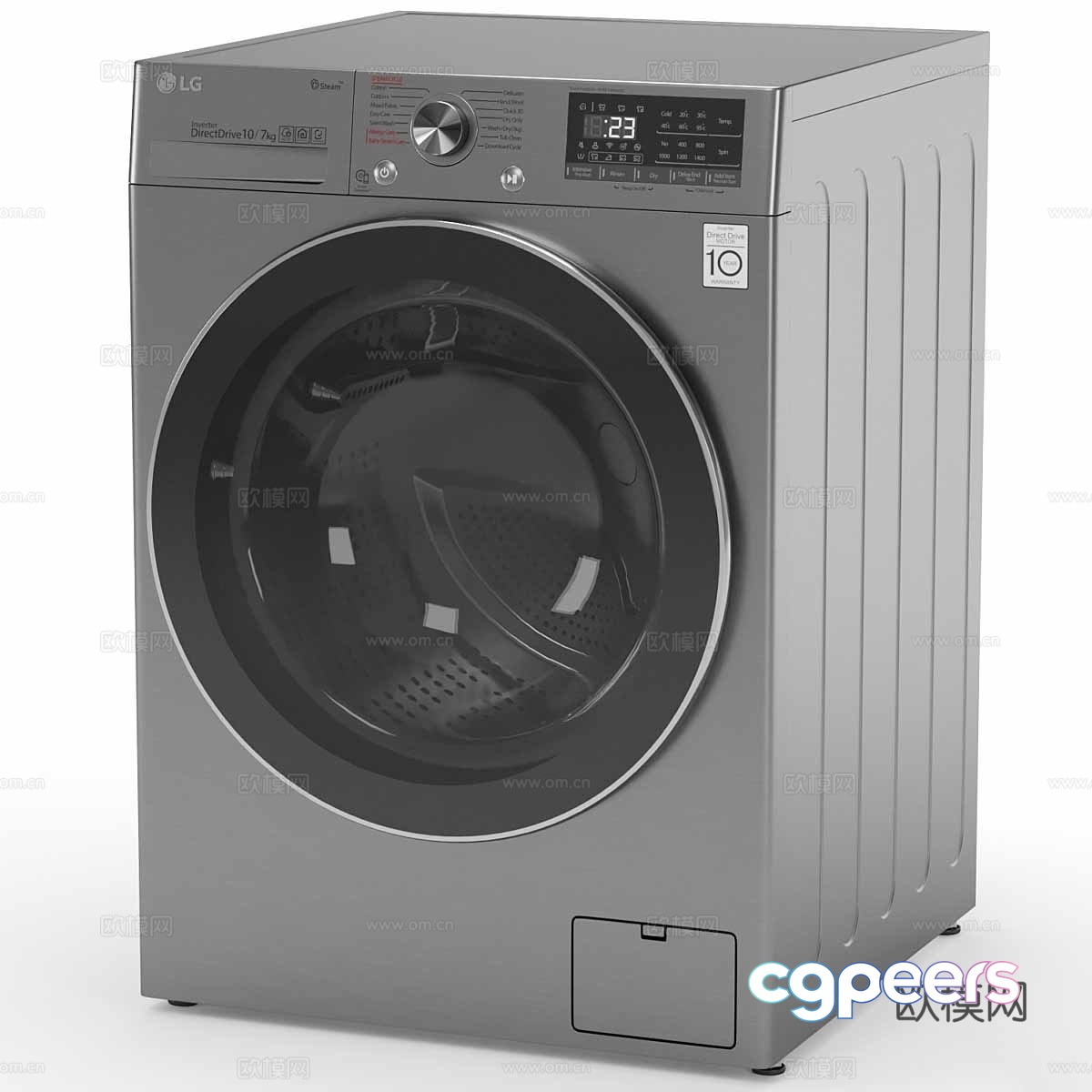 LG washing machine 3d model LG washing machine 3d model