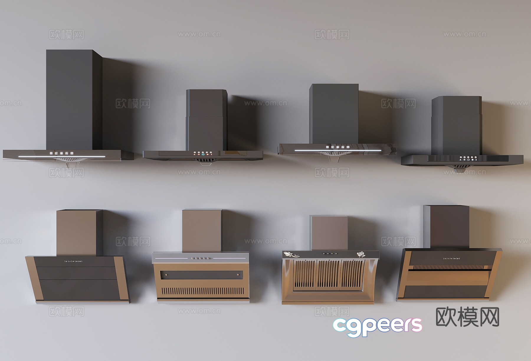 Range hood kitchen appliance 3d model Range hood kitchen appliance 3d model