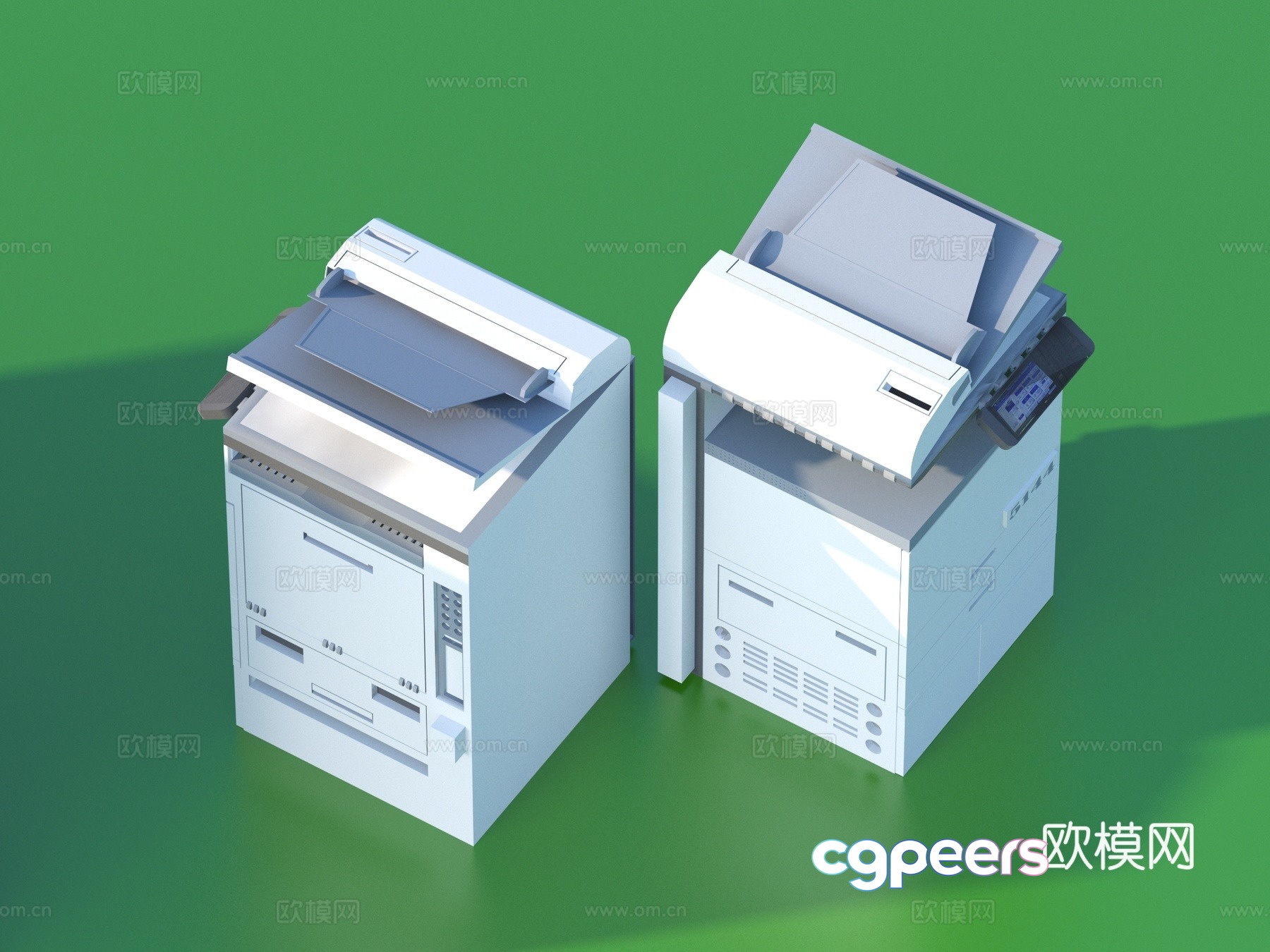 Printer Copier Scanner Office Equipment 3D Model Printer Copier Scanner Office Equipment 3D Model