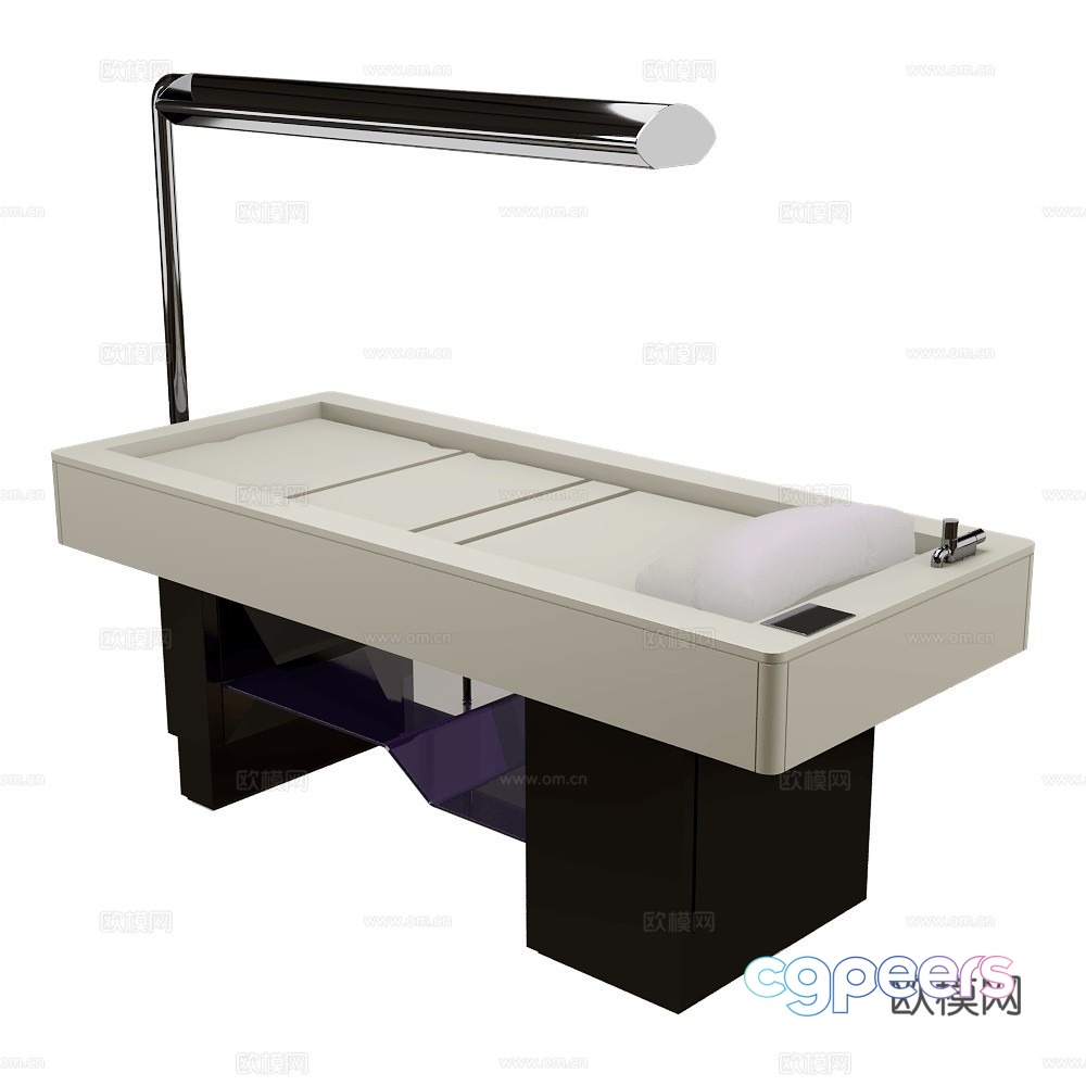 ISO Modern Massage Bed Workbench Washing Bed 3D Model ISO Modern Massage Bed Workbench Washing Bed 3D Model
