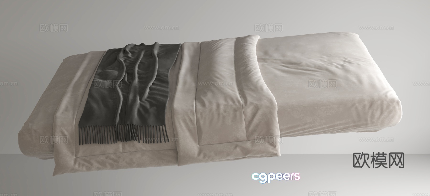 Modern mattress daily necessities bedding 3d model Modern mattress daily necessities bedding 3d model