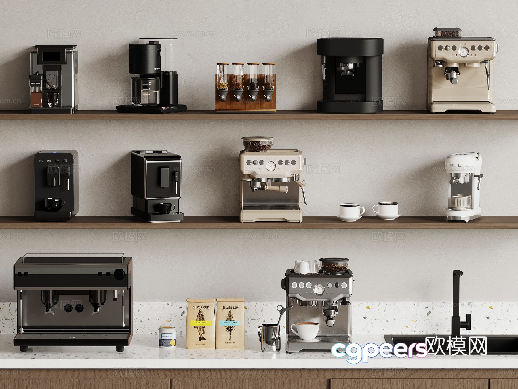 Coffee machine 3d model Coffee machine 3d model