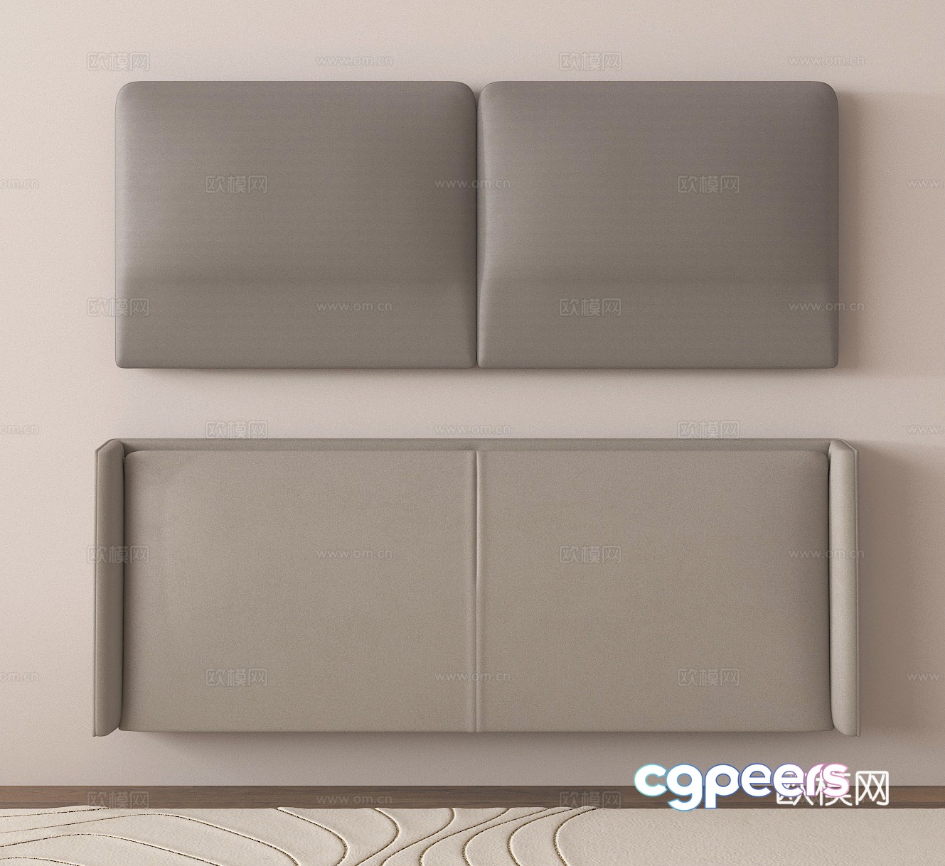 Bedside back bed backrest soft bag 3d model Bedside back bed backrest soft bag 3d model