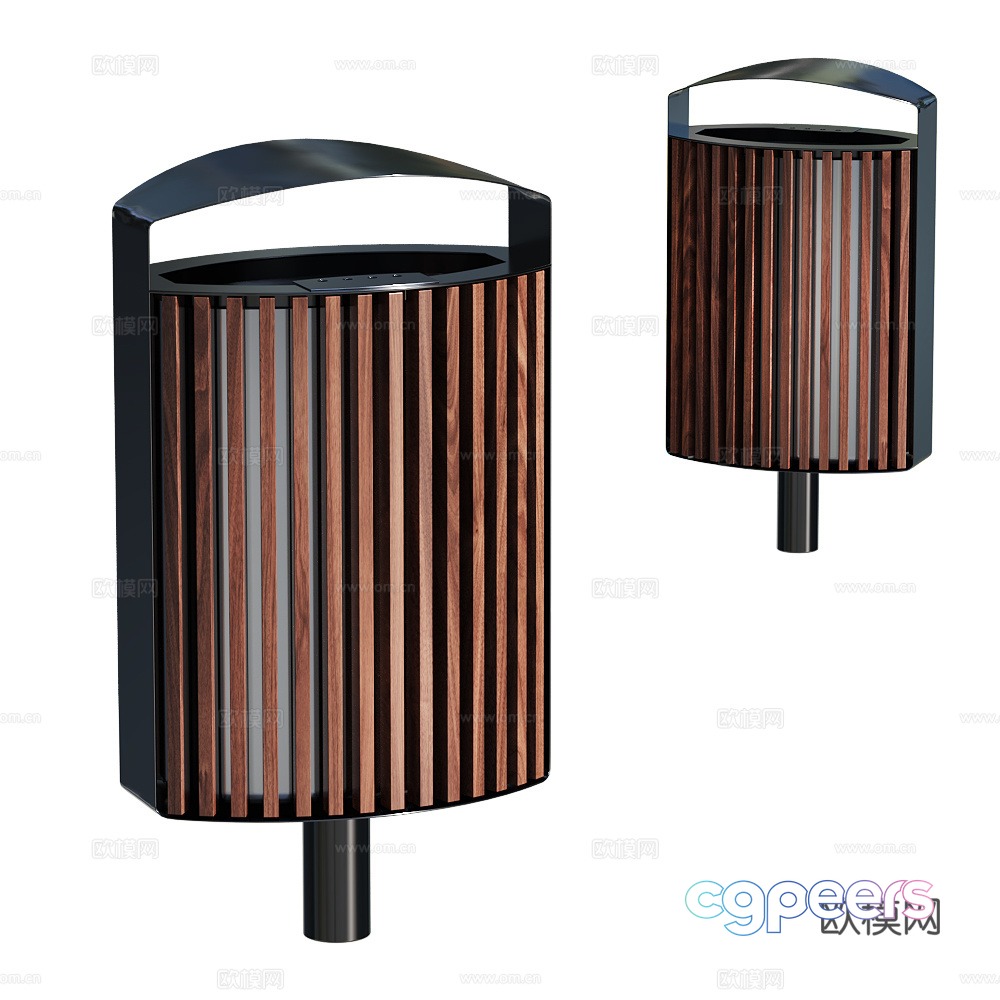 Trash can 3d model Trash can 3d model