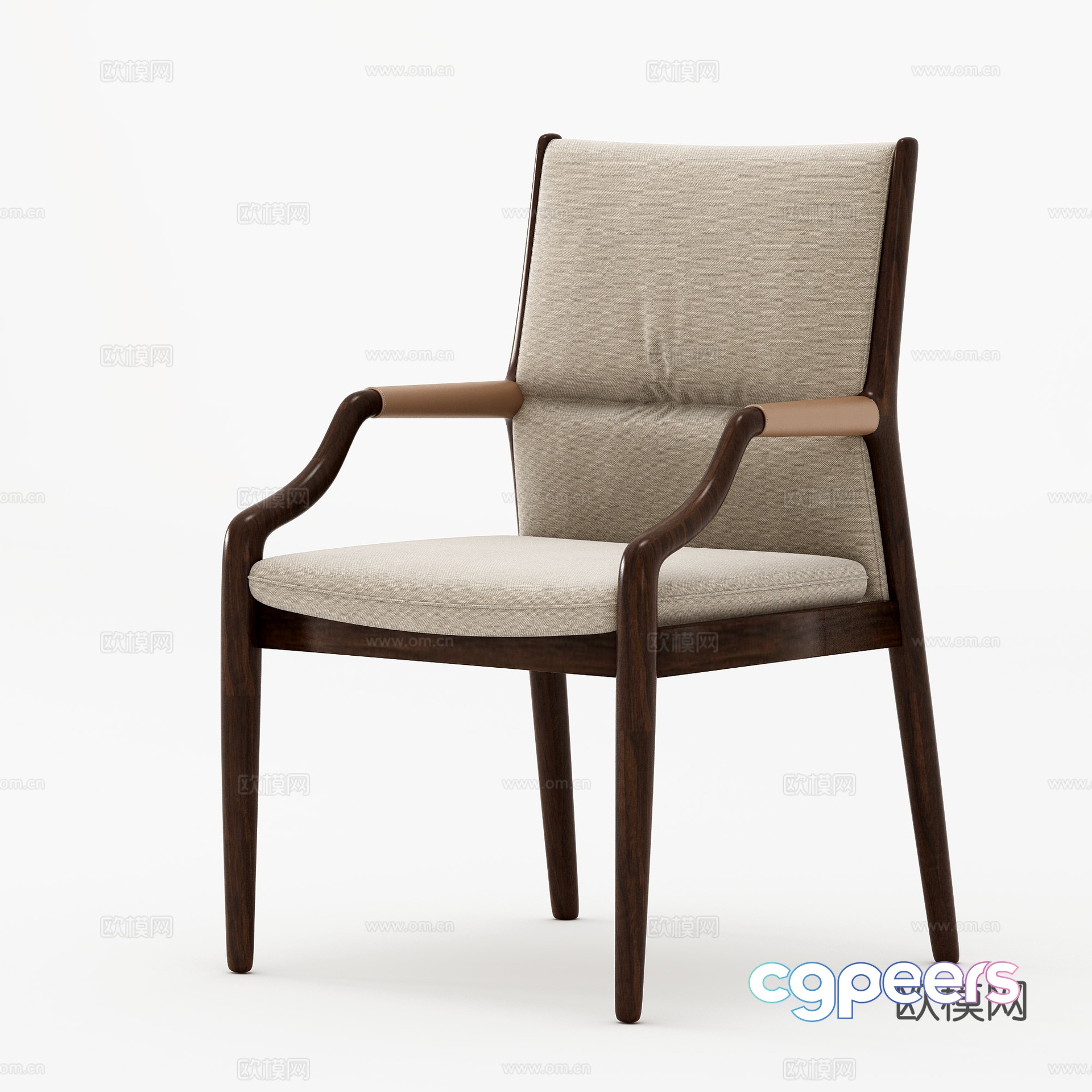 New Chinese dining chair single chair book chair model 3d model New Chinese dining chair single chair book chair model 3d model
