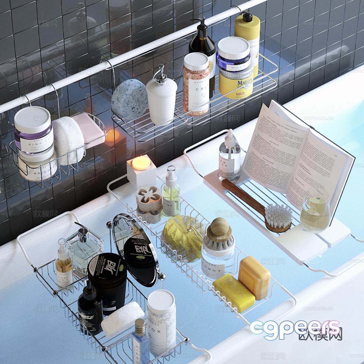 Bathroom shelving 3d model Bathroom shelving 3d model