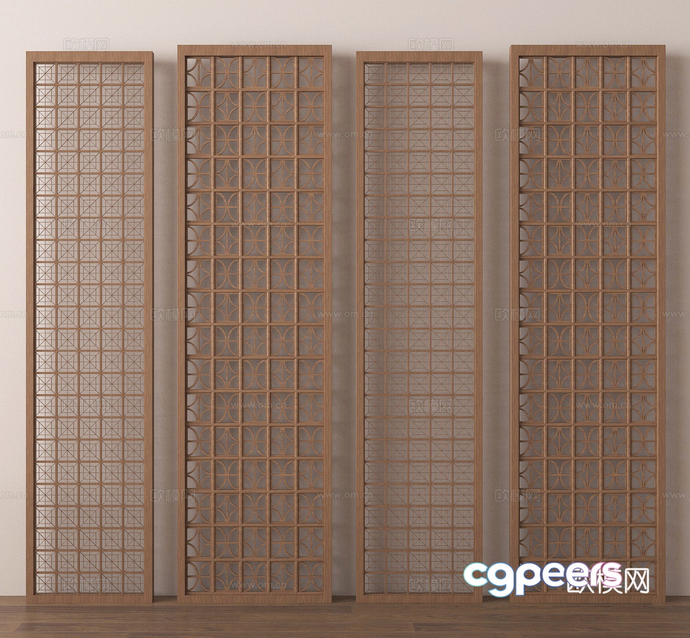 Partition Screen 3D Model Partition Screen 3D Model