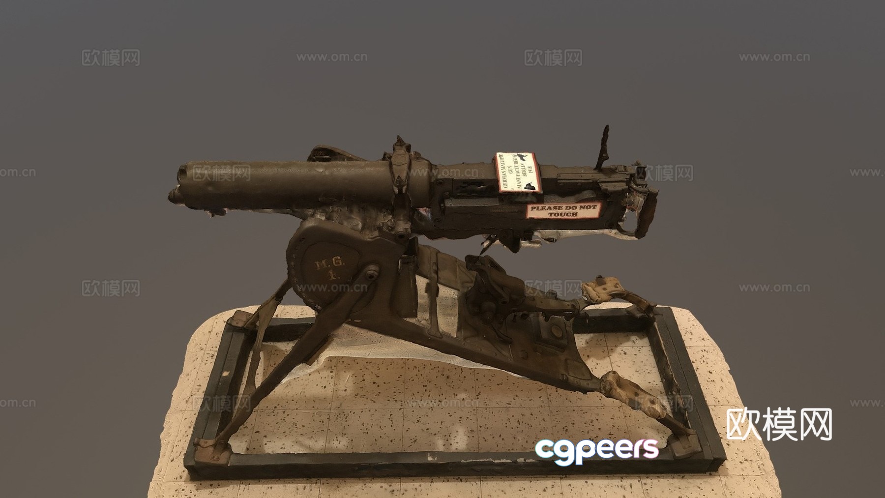 machine gun 3d model machine gun 3d model