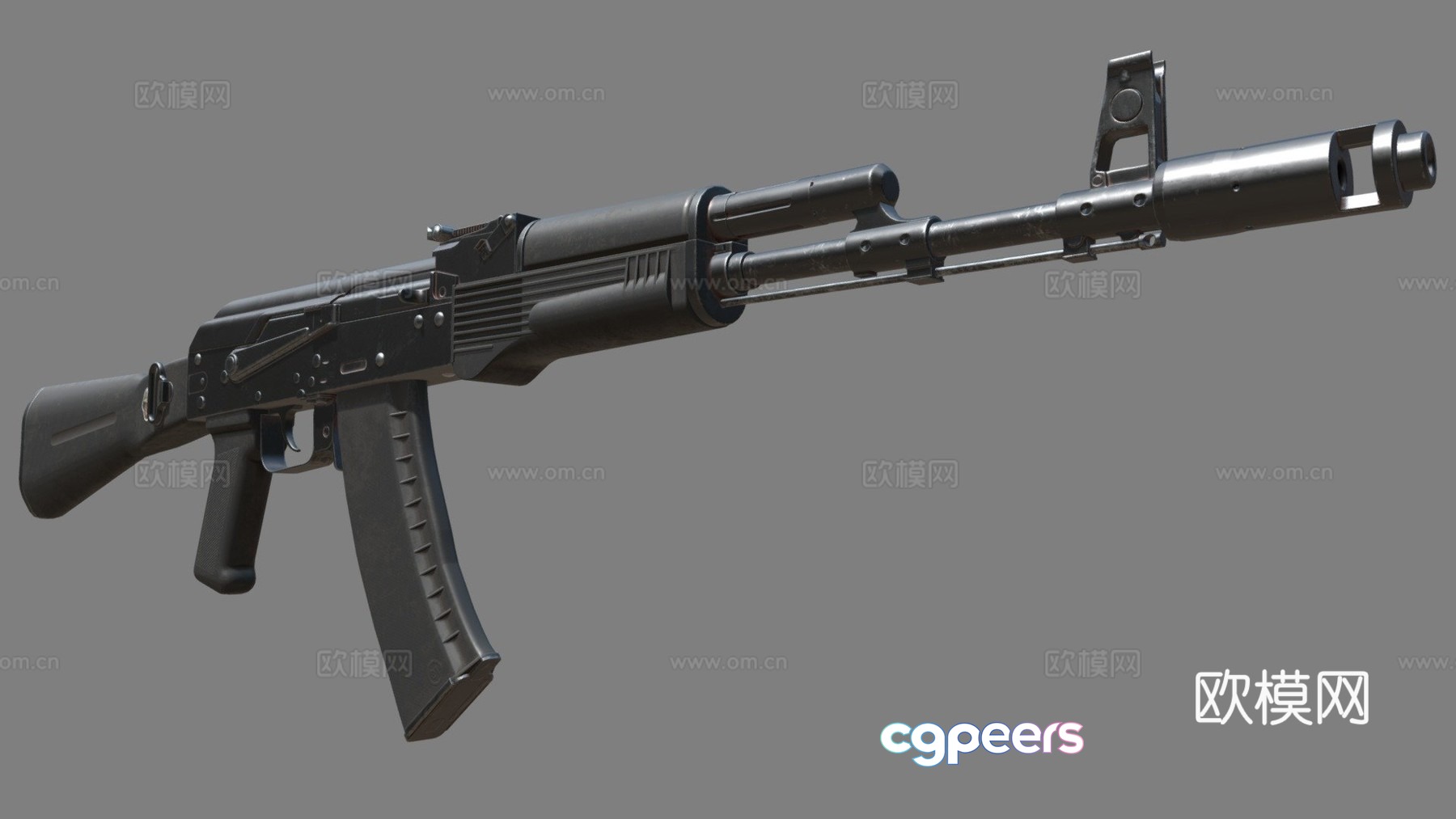 AK-74M 3d model AK-74M 3d model