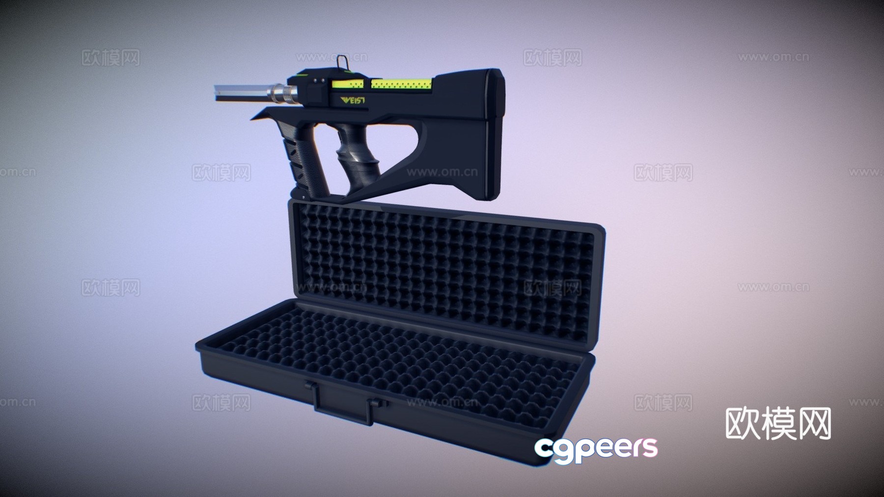 Weapon Veist Destiny 3d model Weapon Veist Destiny 3d model