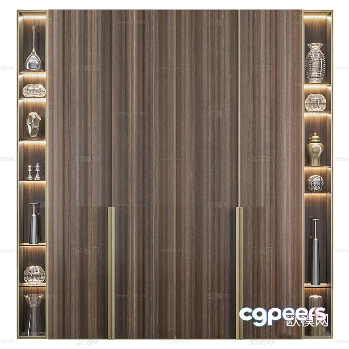 Cabinet Set 3D Model Cabinet Set 3D Model