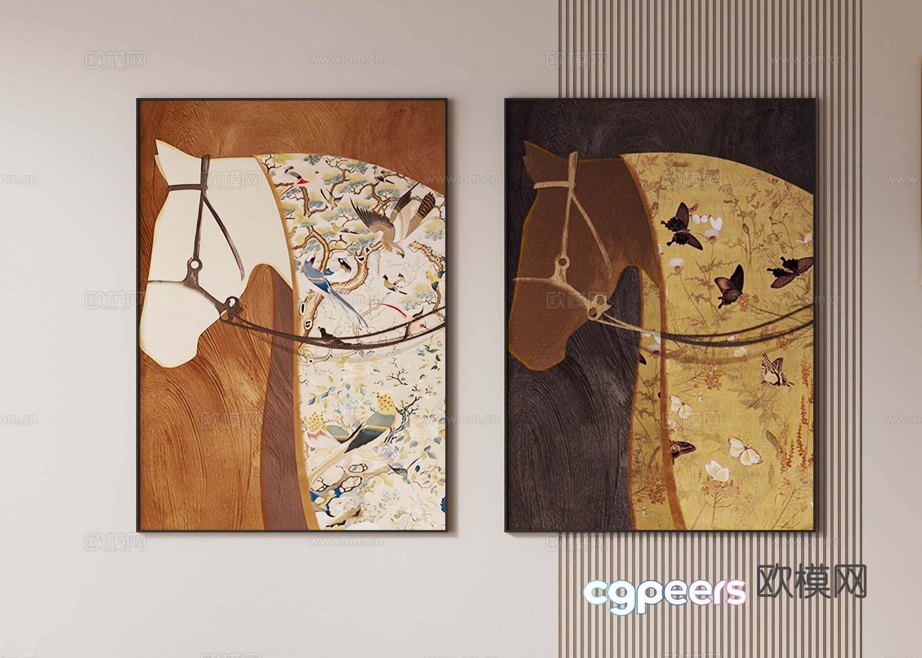 3D model of medieval style hanging painting 3D model of medieval style hanging painting