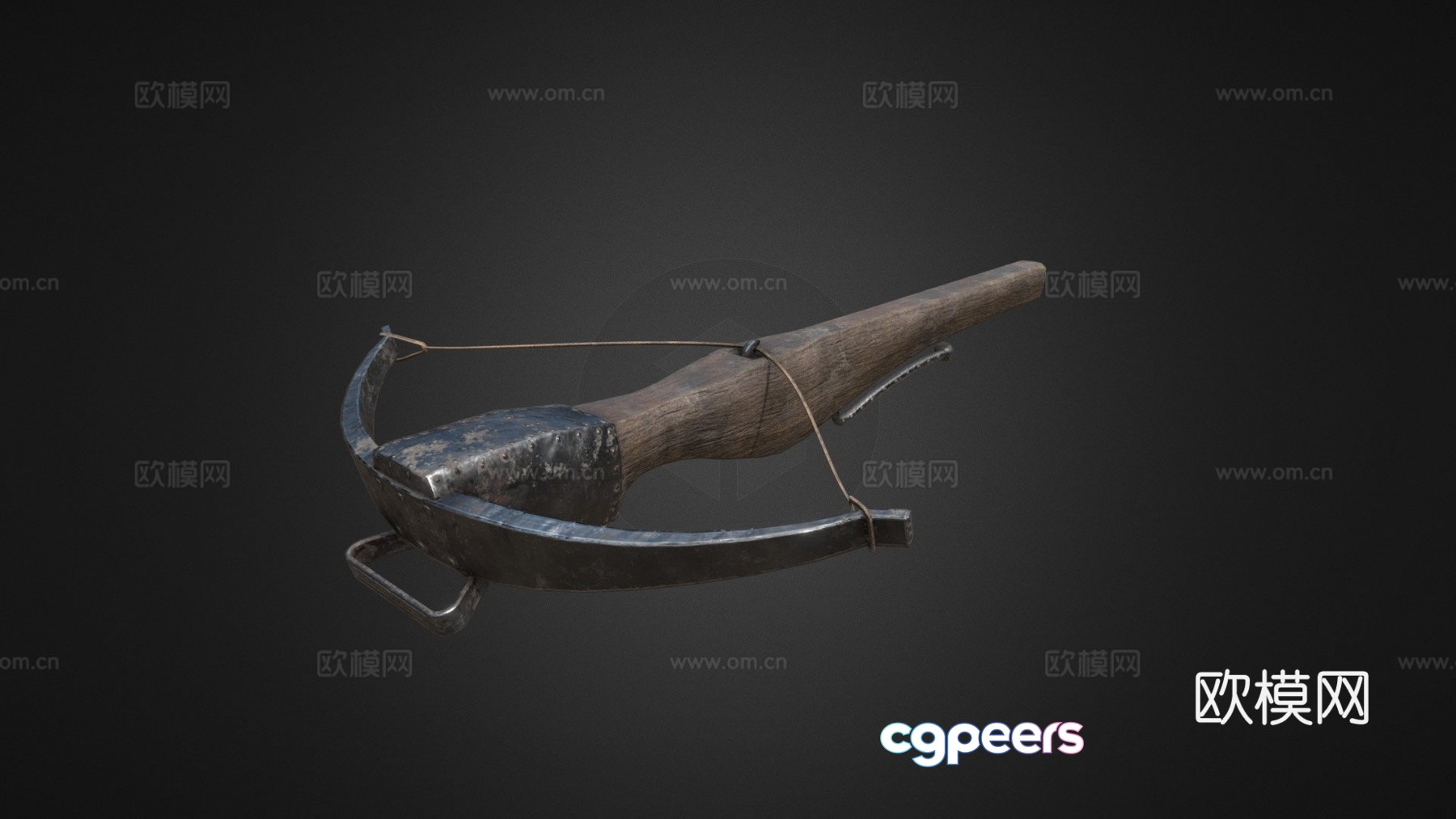 Medieval crossbow 3d model Medieval crossbow 3d model