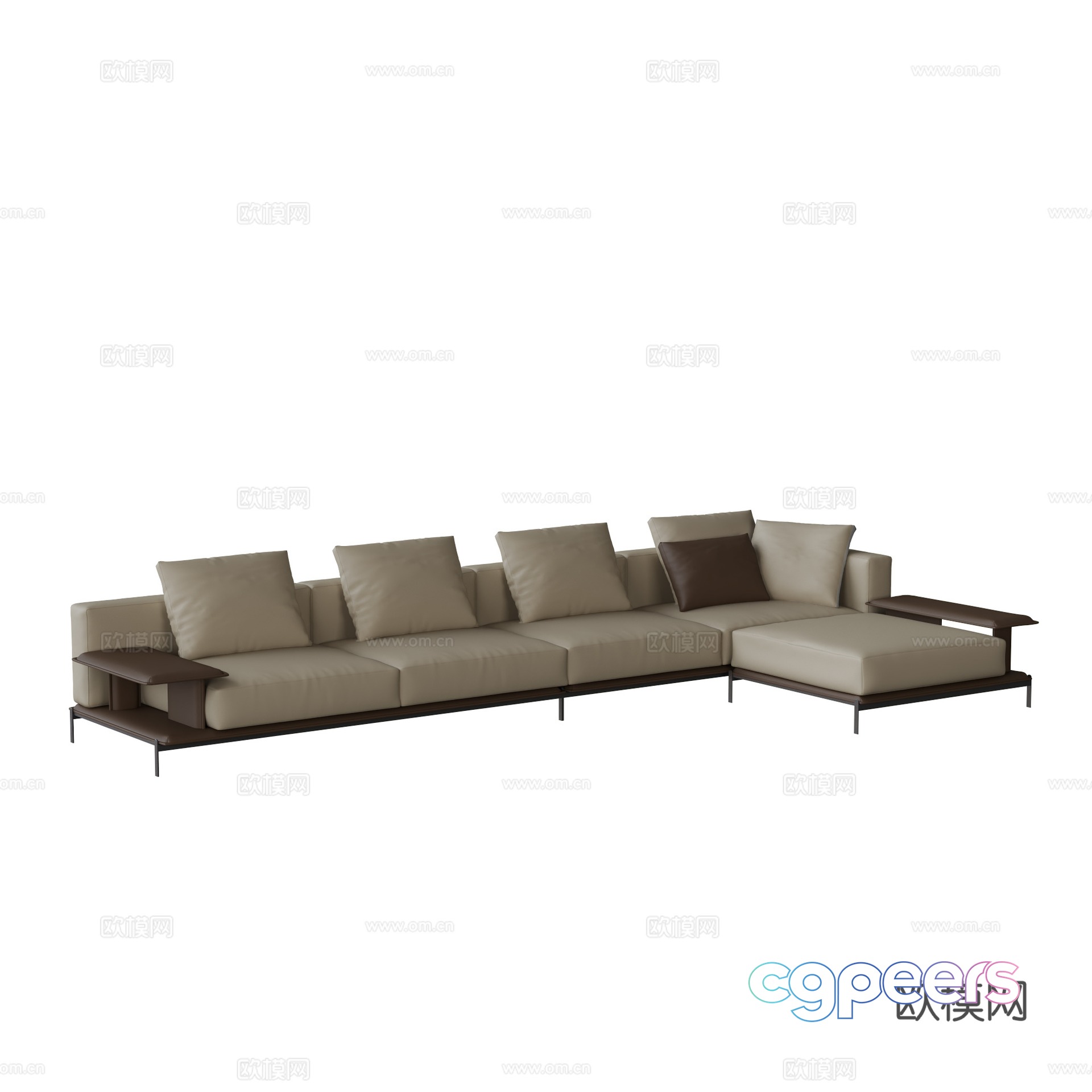 Modern sofa 3d model Modern sofa 3d model