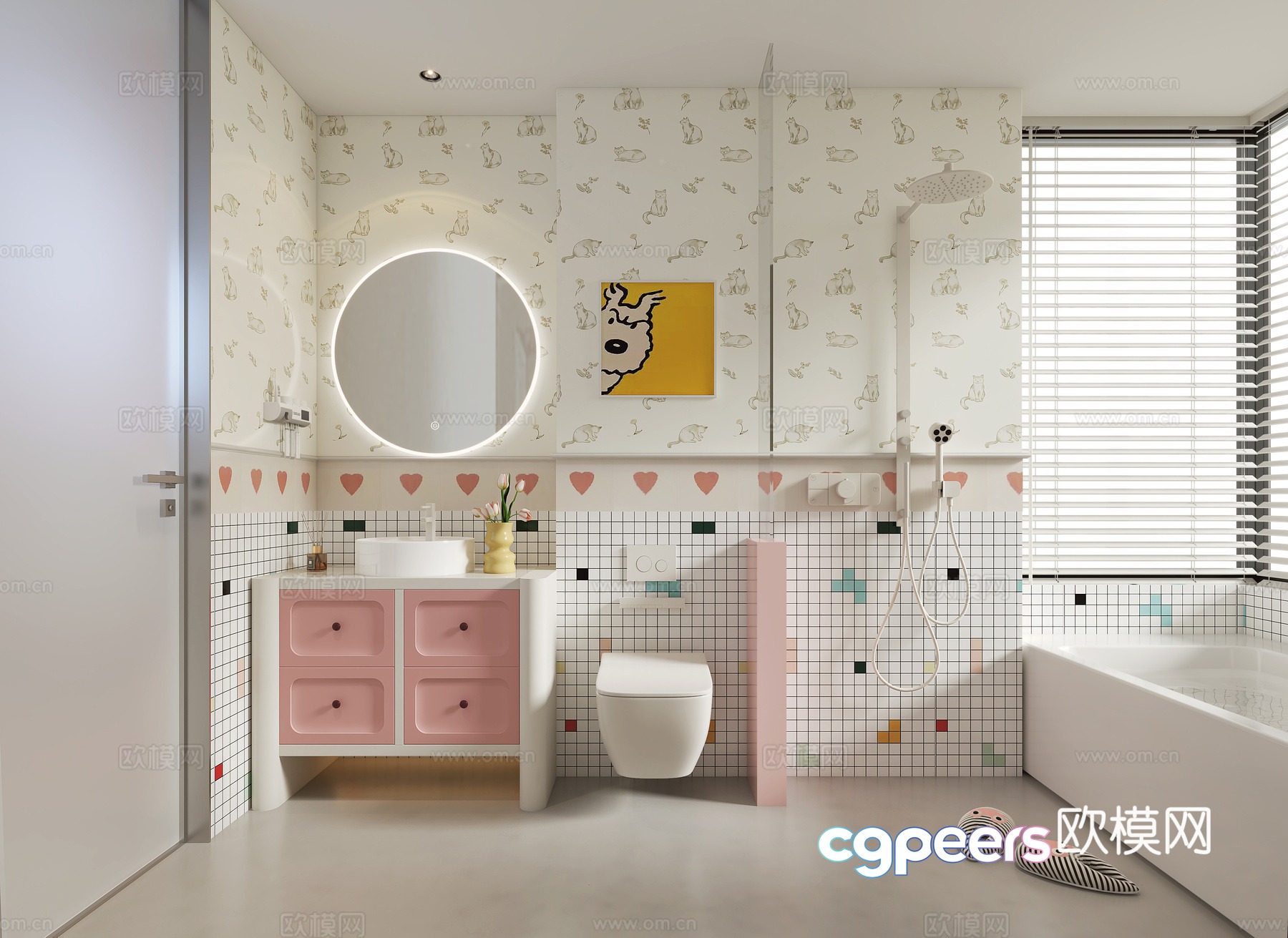 Bathroom 3D model Bathroom 3D model