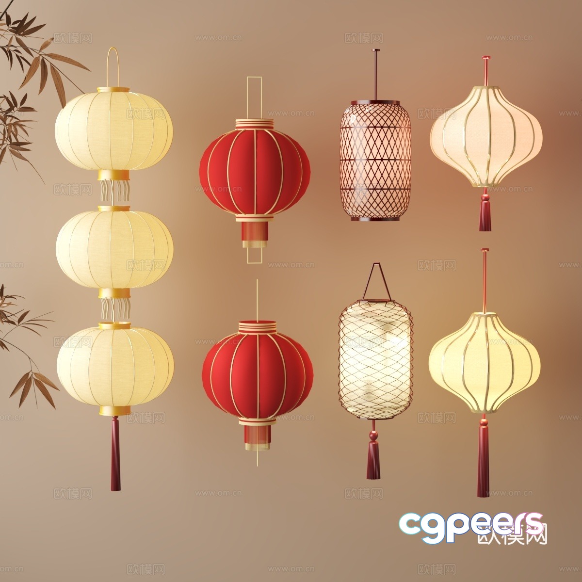 Lantern 3d model Lantern 3d model