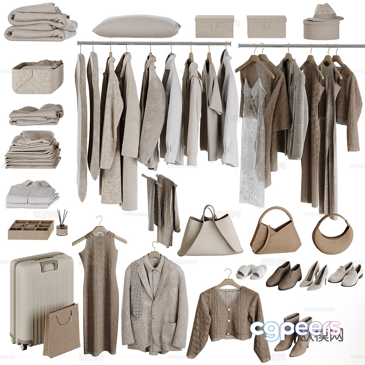 Wardrobe 3d model Wardrobe 3d model